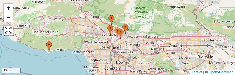 Related schools map