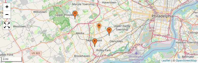 Related schools map