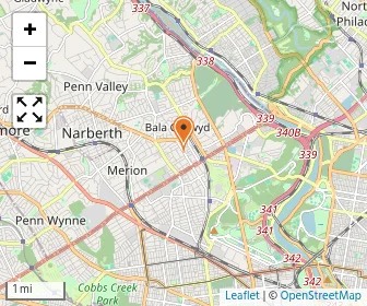 Map of Main Line Academy