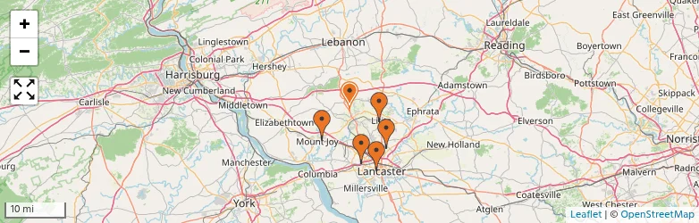 Related schools map