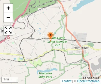 Map of Marian Catholic High School