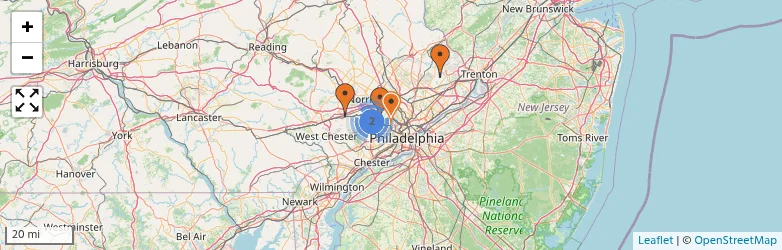 Related schools map