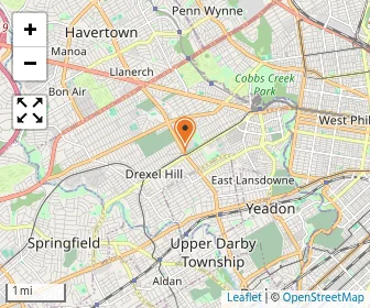 Map of Monsignor Bonner & Archbishop Prendergast High School