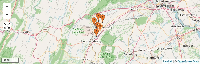 Related schools map