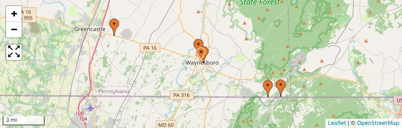Related schools map