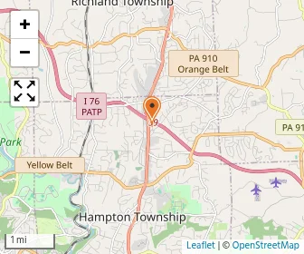Map of North Pittsburgh Childrens House