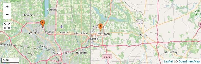 Related schools map