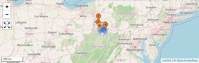 Related schools map