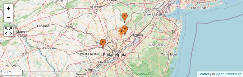 Related schools map