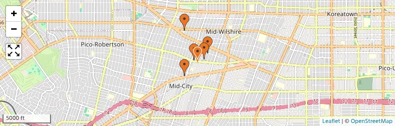Related schools map