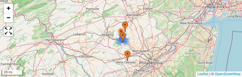 Related schools map