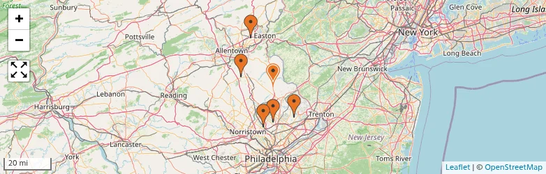 Related schools map