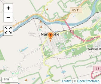 Map of Pope John Paul II Catholic School