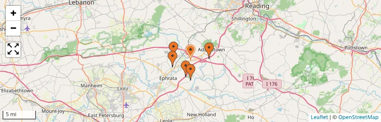 Related schools map