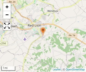 Map of Red Lion Christian School