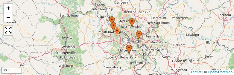Related schools map