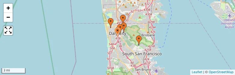 Related schools map