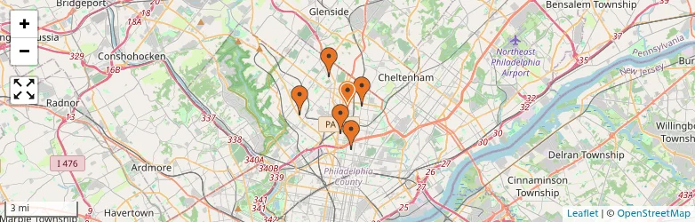 Related schools map