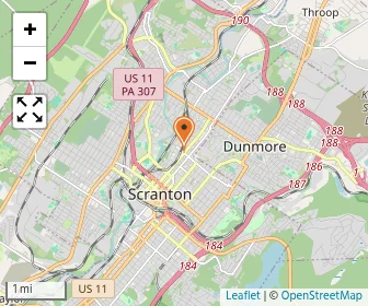 Map of Scranton Preparatory School