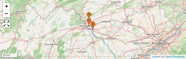 Related schools map