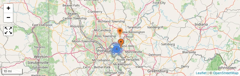 Related schools map