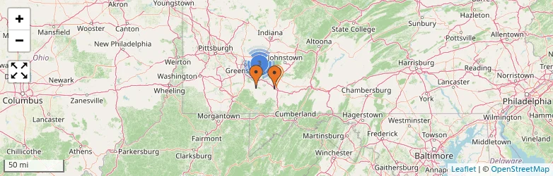 Related schools map
