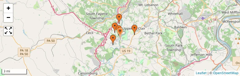 Related schools map
