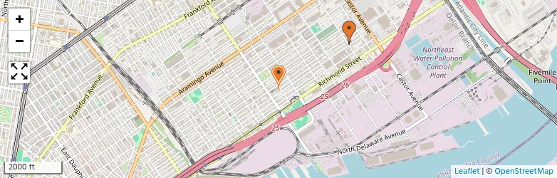 Related schools map