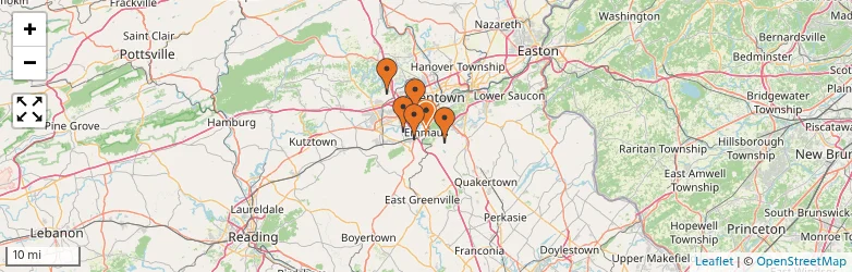 Related schools map