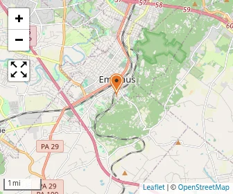 Map of St. Ann Continuation School