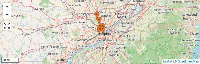 Related schools map