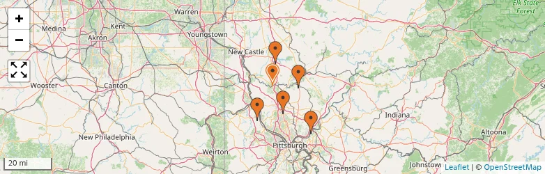 Related schools map