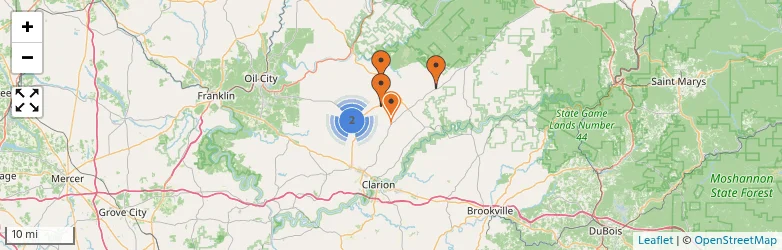 Related schools map