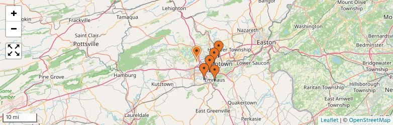 Related schools map