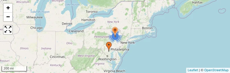 Related schools map