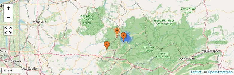Related schools map