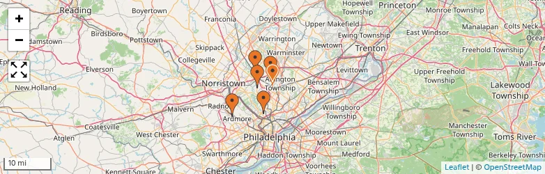 Related schools map