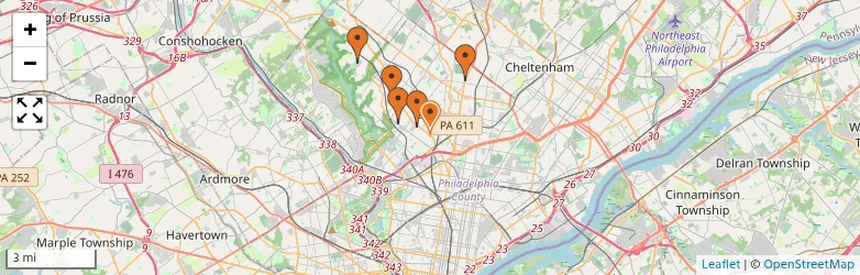 Related schools map