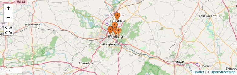 Related schools map
