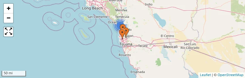 Related schools map