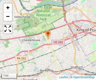 Map of The Childrens School Of Cabrini University