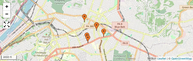 Related schools map