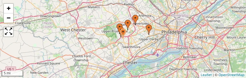 Related schools map