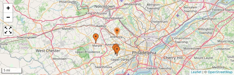 Related schools map