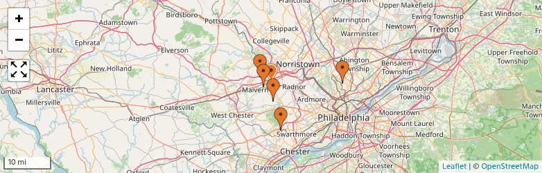 Related schools map