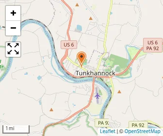 Map of Tunkhannock Pilgrim School