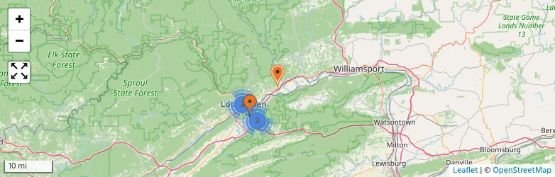 Related schools map