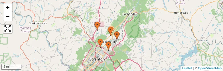 Related schools map