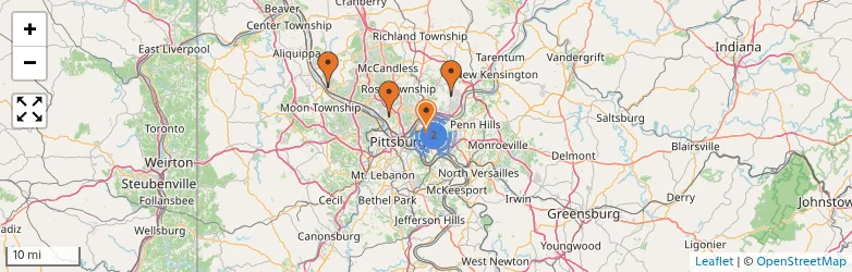 Related schools map