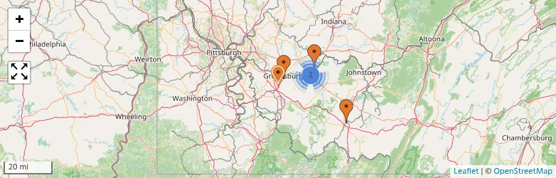 Related schools map